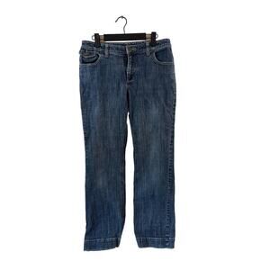 Lands End Women's Wide Leg Jeans Size 10